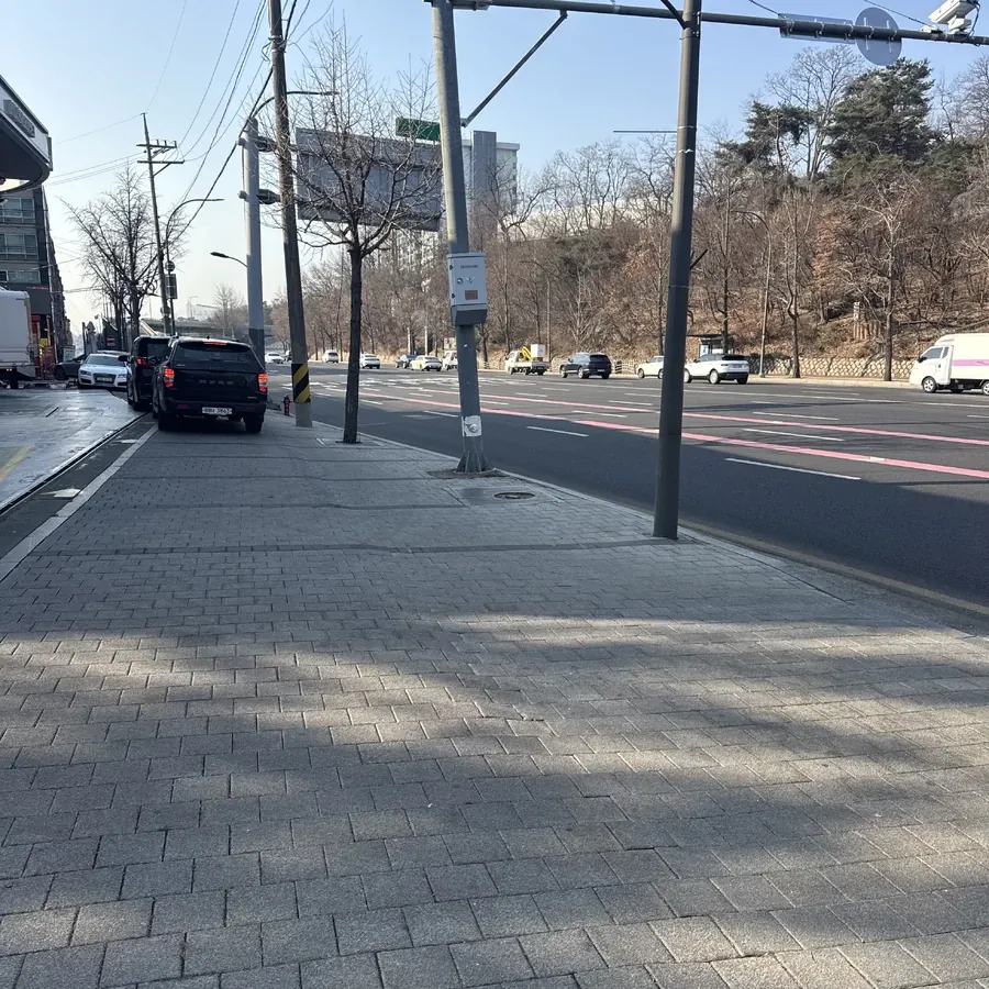 볼라드시공 · 주차장 진입로 시공 · 작업 전 모습